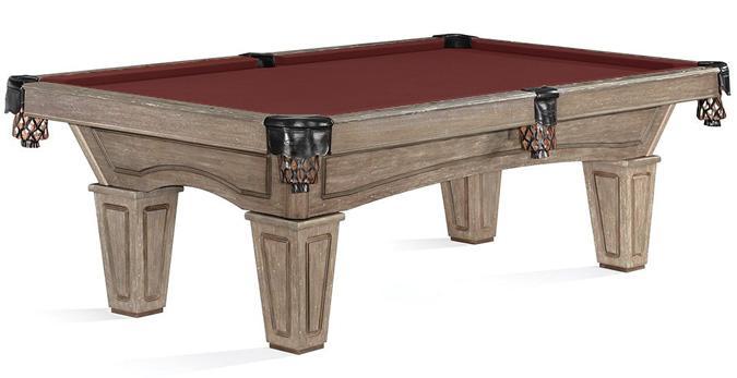 Table de billard rustique 7 pieds Brunswick Allenton fini bois agé Table de billard rustique 7 pieds Brunswick Allenton fini bois agé