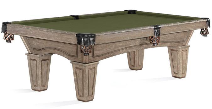 Table de billard rustique 7 pieds Brunswick Allenton fini bois agé Table de billard rustique 7 pieds Brunswick Allenton fini bois agé