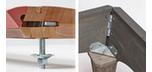 Brunswick Allenton 7 foot rustic pool table in driftwood finish