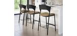 Nestor metal kitchen stool by Amisco