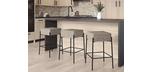 Otis metal kitchen stool by Amisco