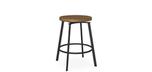 Skyla metal pivoting seat kitchen swivel stool by Amisco