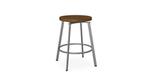 Skyla metal pivoting seat kitchen swivel stool by Amisco