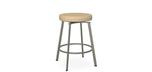 Tabouret de cuisine Skyla en métal avec siège pivotant par Amisco
