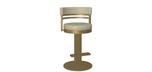 Sunny pivoting swivel seat metal kitchen stool by Amisco