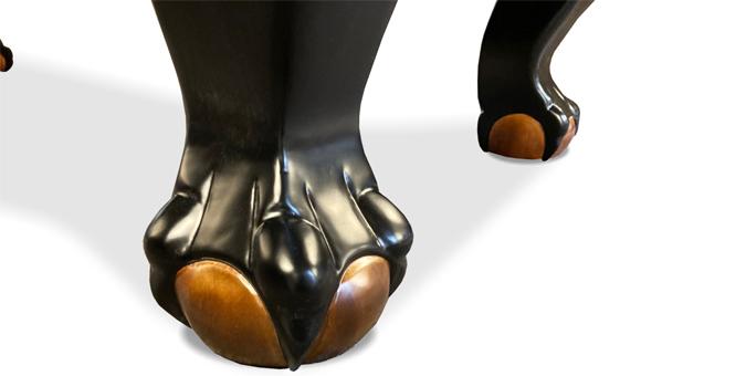 Table billard Majestic Pinnacle 2-tons noir et noyer foncé 9 pieds Table billard Majestic Pinnacle 2-tons noir et noyer foncé 9 pieds