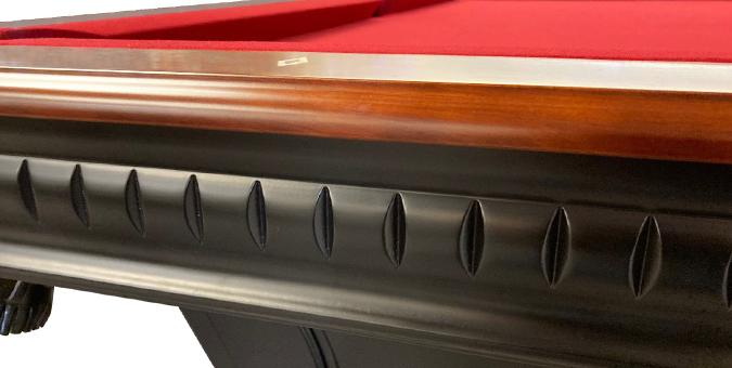 Table billard Majestic Pinnacle 2-tons noir et noyer foncé 9 pieds Table billard Majestic Pinnacle 2-tons noir et noyer foncé 9 pieds