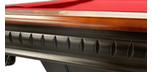 Table billard Majestic Pinnacle 2-tons noir et noyer foncé 9 pieds