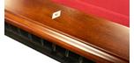 Table billard Majestic Pinnacle 2-tons noir et noyer foncé 9 pieds