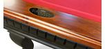 Table billard Majestic Pinnacle 2-tons noir et noyer foncé 9 pieds