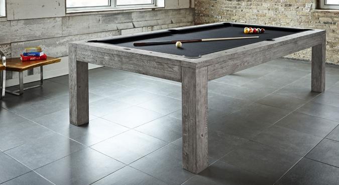 Table de billard Brunswick Sanibel 8 pieds au fini gris rustique Table de billard Brunswick Sanibel 8 pieds au fini gris rustique