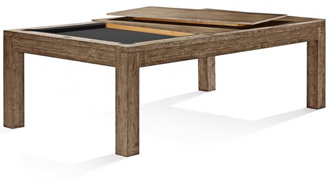 Table de billard Brunswick Sanibel 8 pieds au fini gris rustique Table de billard Brunswick Sanibel 8 pieds au fini gris rustique