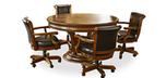 Ensemble de table réversible poker et dîner incluant 4 chaises Brunswick