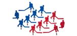Ensemble de joueurs pour table de hockey Carrom - pièces de remplacement