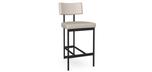 Tabouret de cuisine en acier Lucas fabriqué par Amisco avec garantie 10 ans