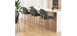 Tabouret de cuisine Luongo fabriqué par Amisco