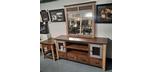 Several unique Mexican rustic bar furniture pieces