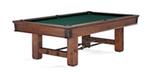 The de billard Brunswick Canton 7 Pieds avec fini Forest Noire