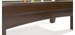 Brunswick Winfield 8 foot pool table with natural slate and Espresso finish