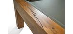 Brunswick Parsons 8 foot pool table pool table with genuine slate and Natural Dry Oak finish