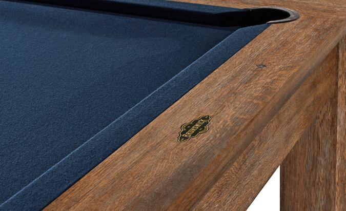 Table de billard Brunswick Soho 8 pieds avec ardoise naturelle et fini Muscade