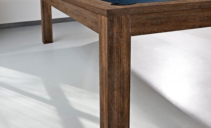 Table de billard Brunswick Soho 8 pieds avec ardoise naturelle et fini Muscade