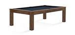 Brunswick Soho 8 foot pool table with natural slate and beautiful rich Nutmeg finish