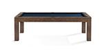 Brunswick Soho 8 foot pool table with natural slate and beautiful rich Nutmeg finish