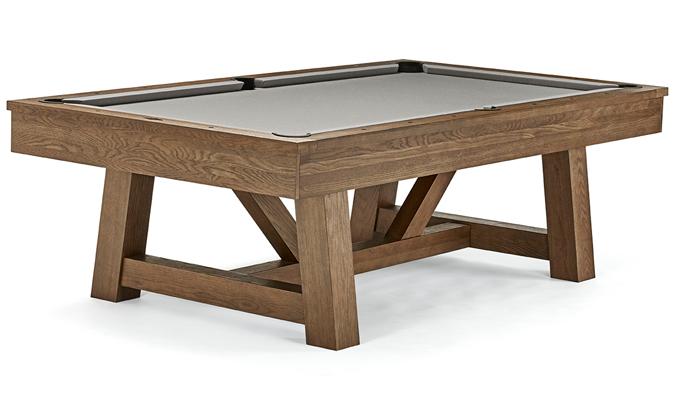 Table billard Brunswick Botanic 7 pieds avec ardoise naturelle et fini Brun Foncé Rustique Table billard Brunswick Botanic 7 pieds avec ardoise naturelle et fini Brun Foncé Rustique