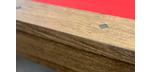 Table billard Brunswick Botanic 7 pieds avec ardoise naturelle et fini Brun Foncé Rustique