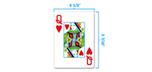 Cartes de jeux poker vertes et rouge Copag Neoteric en plastique ensemble double