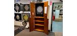 $299 ( Rég. $699 ) Full wall sized two-piece dart cabinet set