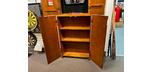 $299 ( Rég. $699 ) Full wall sized two-piece dart cabinet set