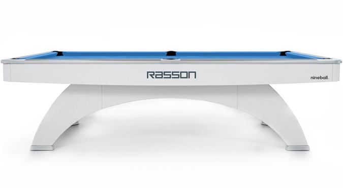 Table de billard professionnelle 9 pieds OX Blanche de Rasson