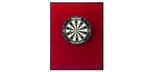 Large wooden frame dartboard protective wall backboard with added colour felt option