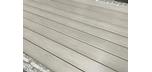 Grey outdoor rectangular durable synthetic wicker coffee table