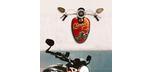 Motorcycle Handle Bars and Gas Tank Clock 20 x 16 inches