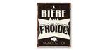 Enseigne en Étain Bière Froide Vendue Ici 12 x 16 pouces