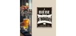 Enseigne en Étain Bière Froide Vendue Ici 12 x 16 pouces