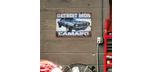 Enseigne Métallique Detroit Iron Camaro 18 x 12 pouces