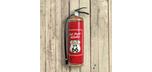 Route 66 Faux Red Extinguisher wall art 8.25 x 19 inches