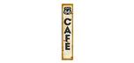 Route 66 Café tin sign 5 x 23.5 inches