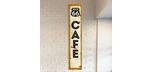 Enseigne en étain Route 66 Café de 5 x 23.5 pouces