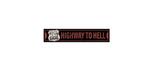 Enseigne en étain Route 666 Highway To Hell de 5 x 23.5 pouces