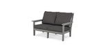 Grey Polywood Chippendale deep seating recycled plastic outdoor furniture set