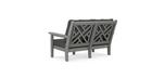 Grey Polywood Chippendale deep seating recycled plastic outdoor furniture set