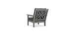 Grey Polywood Chippendale deep seating recycled plastic outdoor furniture set