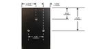 Ensemble de 4 pattes de remplacement pour table de billard Orleans