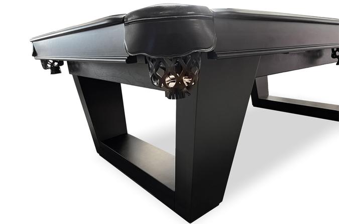Table de billard moderne noire Majestic Louisiane avec ardoise 8 pieds Table de billard moderne noire Majestic Louisiane avec ardoise 8 pieds