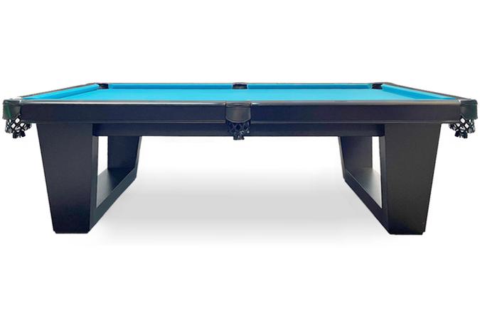 Table de billard moderne noire Majestic Louisiane avec ardoise 8 pieds Table de billard moderne noire Majestic Louisiane avec ardoise 8 pieds